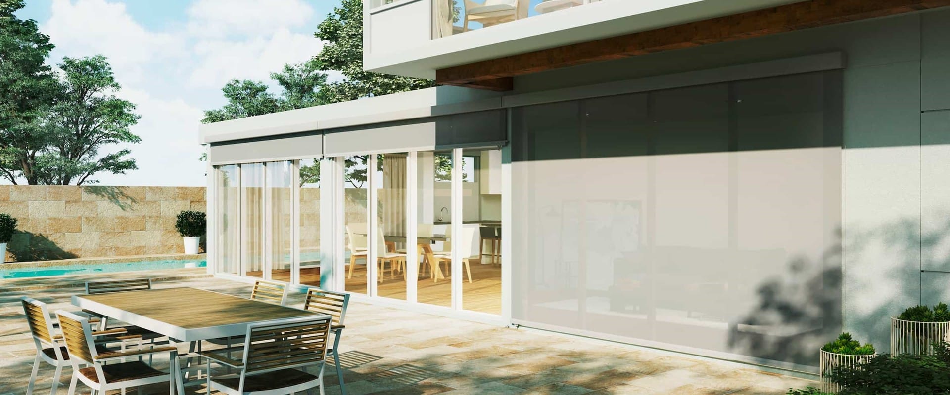 Straight Drop Awnings Banner